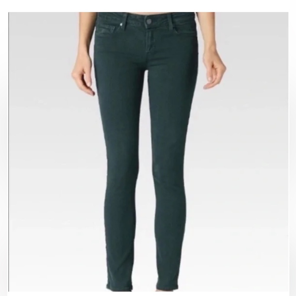 Joe’s Jeans Visionaire High Rise Skinny Jeans Women’s Forest Green 30” Inseam